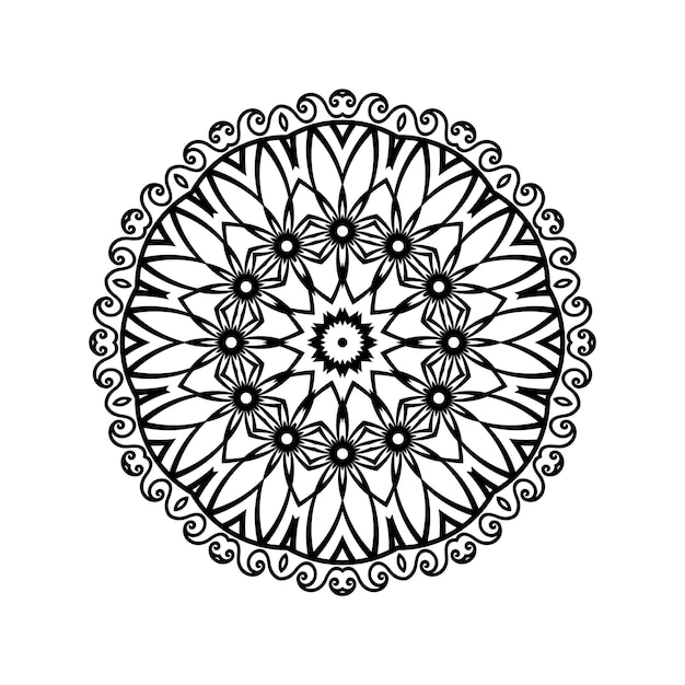 Vector mandala ornament vector ontwerp