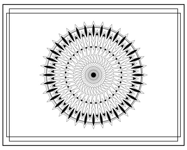 Mandala ornament vector