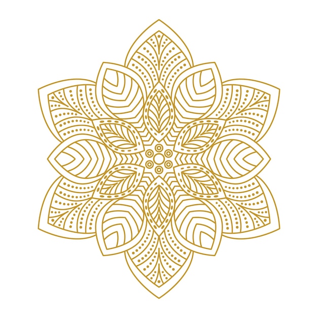 Mandala Ornament Vectorillustratie