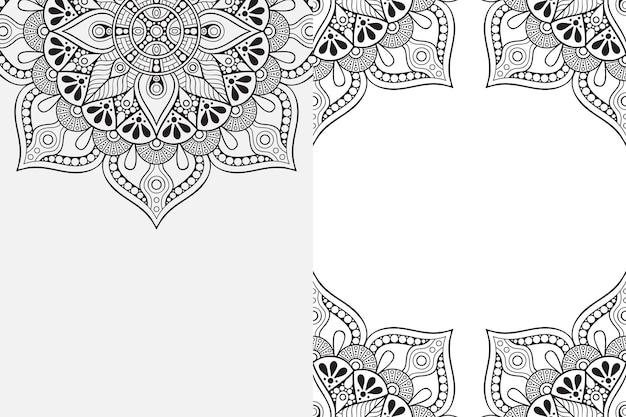 Mandala ornament . vintage decorative elements background