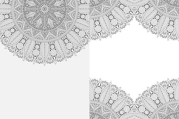 Mandala ornament . vintage decorative elements background