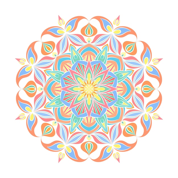 Mandala ornament. Vintage decorative elements.