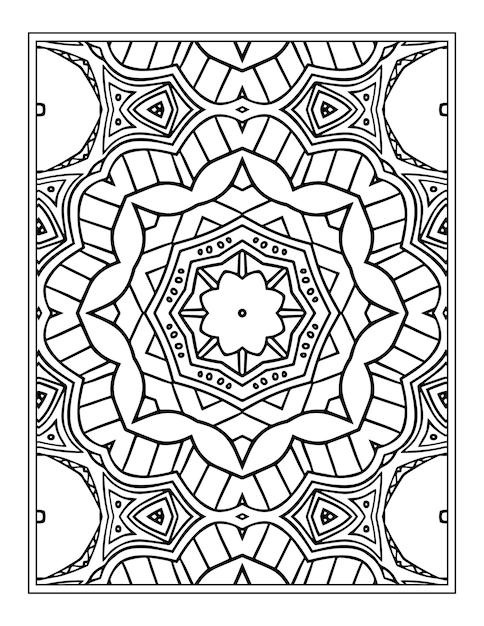 Mandala patroon kleurplaat Kdp Interieur voor volwassenen mandala kleurboek