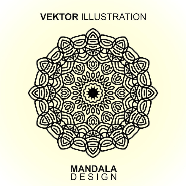 mandala patroon vector. vector illustratie