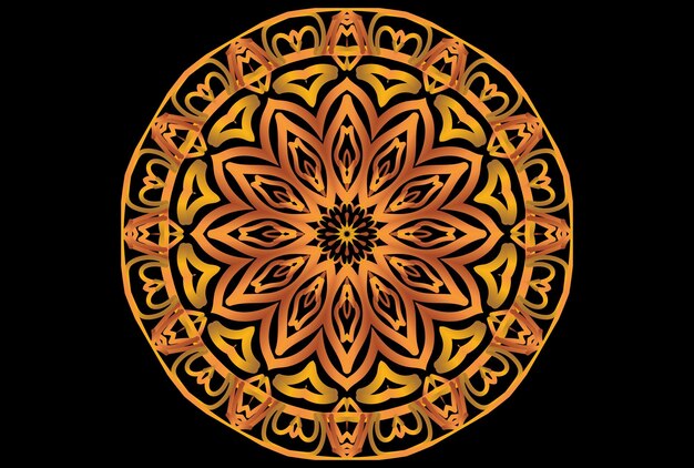 Vector mandala-patroonontwerp