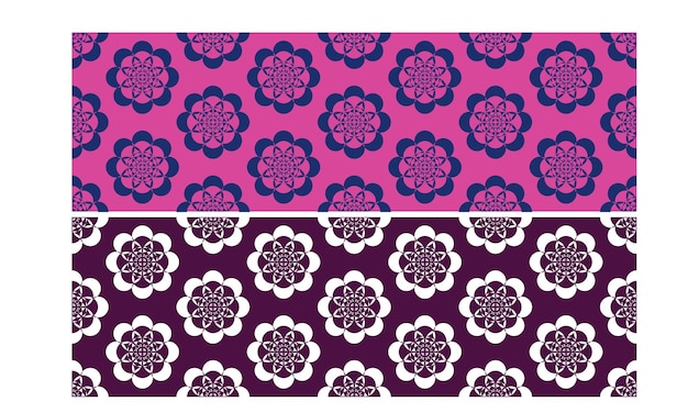 mandala pattern all over print design background vector