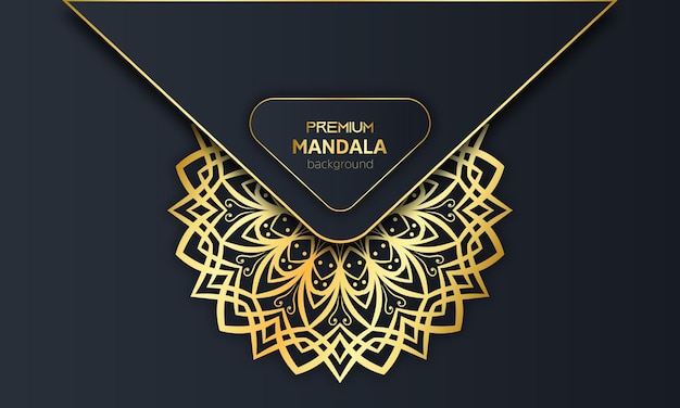 Mandala pattern background ethnic decoration with Design set