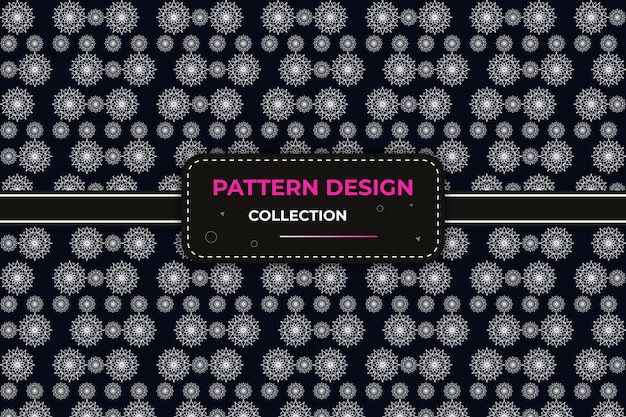 Mandala pattern and batik print pattern background digital textile pattern