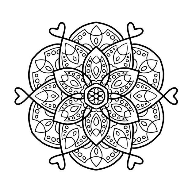 Mandala Pattern Colection coloring page