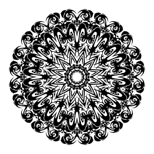 Mandala pattern coloring book art wallpaper design tile pattern greeting card sticker lace