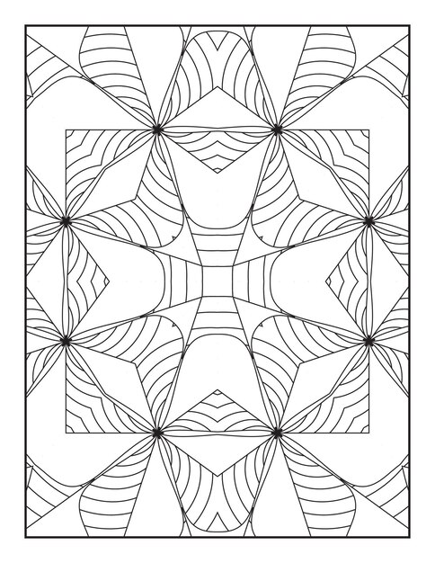 Pagina da colorare modello mandala pagina da colorare per adulti libro da colorare mandala per adulti