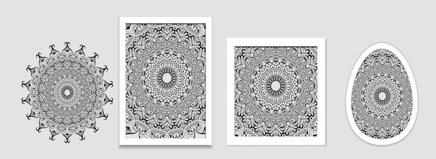 mandala pattern design for background, scarf pattern texture for print on cloth, cover photo, websit