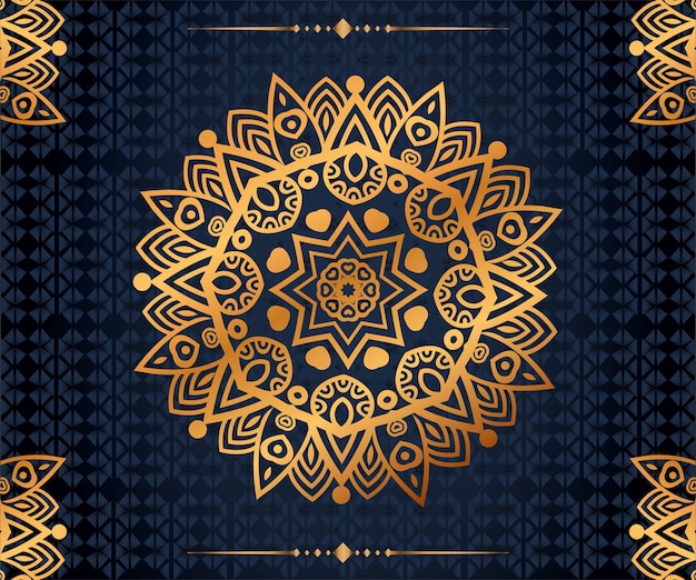 Mandala pattern design ornamentale di lusso