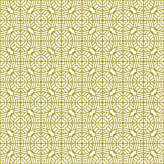 mandala pattern ethnic gold line