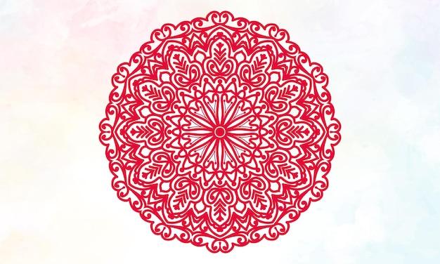 Mandala pattern vector print design abstract background with ornament