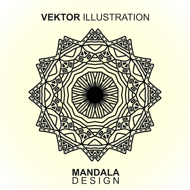 Vector mandala pattern vector. vector illustration