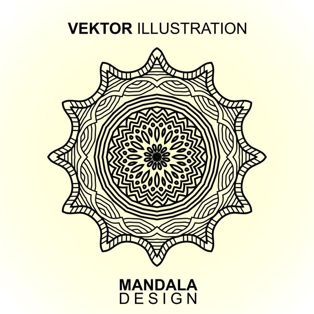 Vector mandala pattern vector. vector illustration