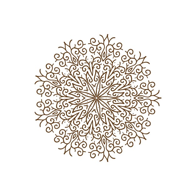 Mandala. Round Ornament Pattern. Vintage decorative elements. 