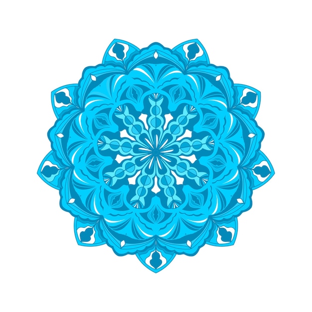 Mandala round pattern Floral ornament Decorative design element Vector illustration