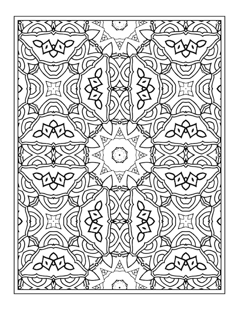 Mandala schoonheid ornament kleurplaat