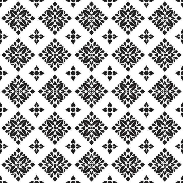 mandala seamless pattern background. arabesque floral ornament wallpaper. elegant ethnic classic batik motif