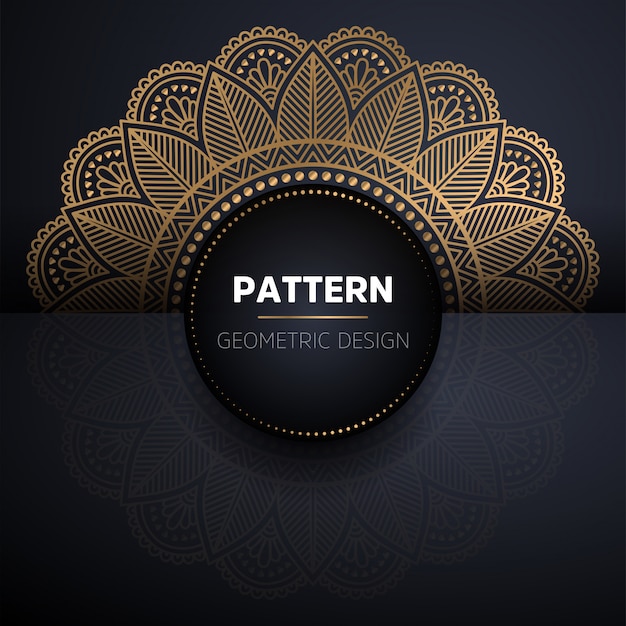 Mandala seamless pattern. modello di elementi decorativi vintage