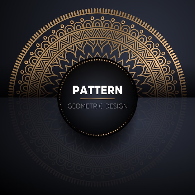 Mandala seamless pattern. modello di elementi decorativi vintage