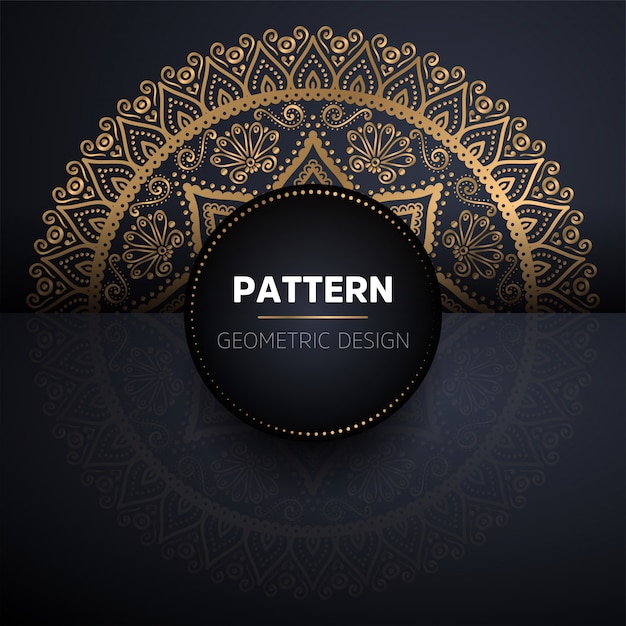 Mandala seamless pattern. modello di elementi decorativi vintage