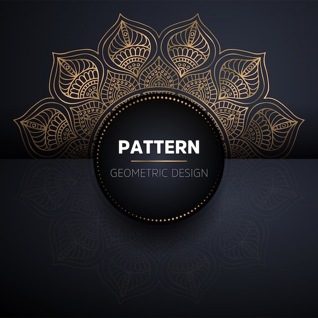 Mandala seamless pattern. modello di elementi decorativi vintage