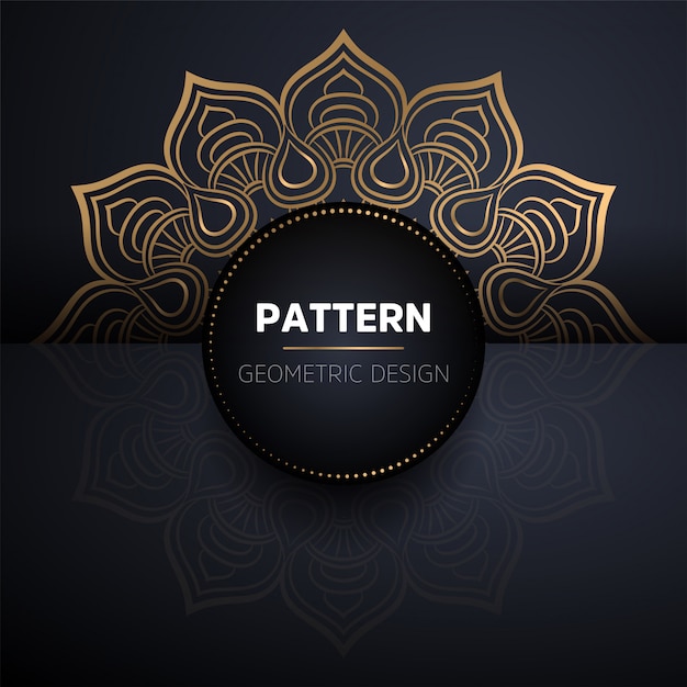 Mandala seamless pattern. modello di elementi decorativi vintage