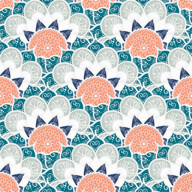 Mandala seamless pattern