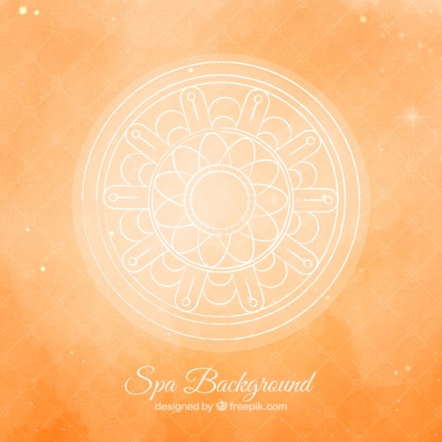 Vector mandala spa background