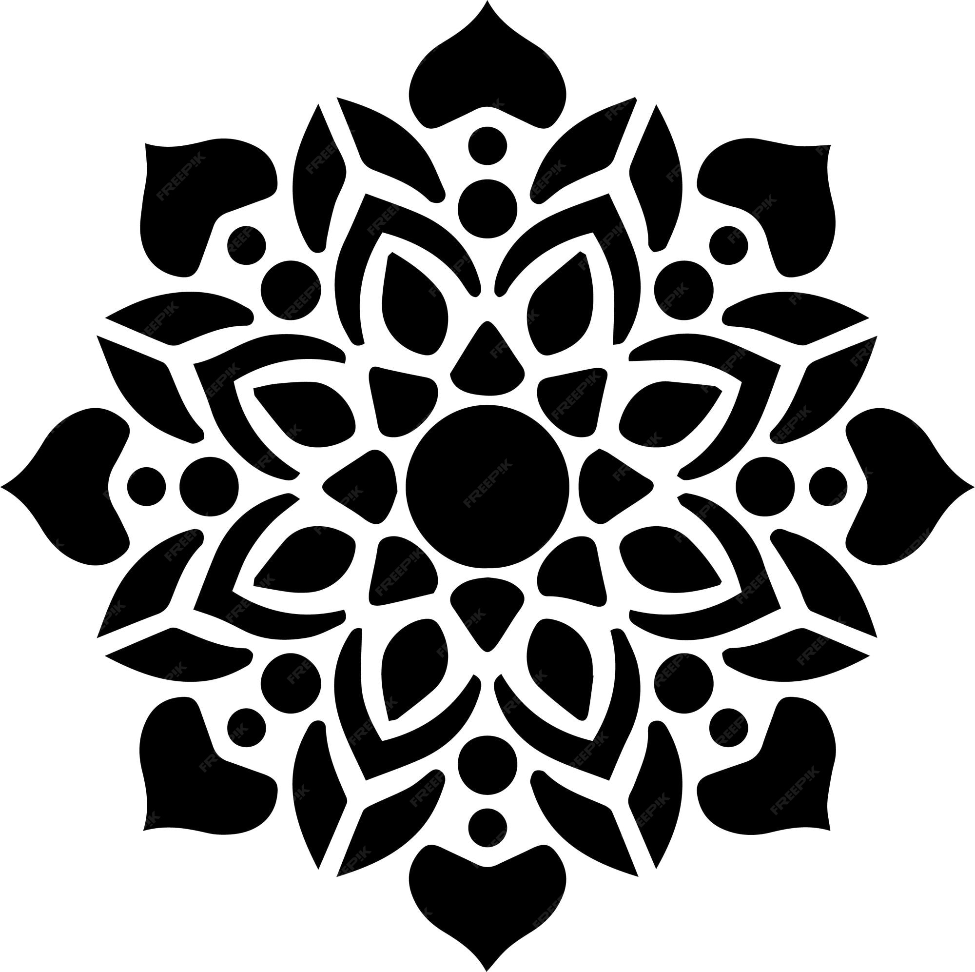 Premium Vector Mandala Stencil Design Printable Template Illustration Premium Vector Mandala Stencil Design Printable Template Illustration