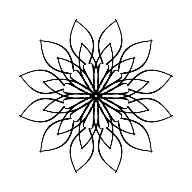 Vettore mandala style vector e patter