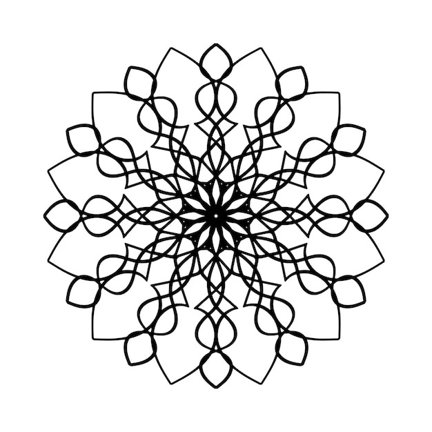 Mandala Style Vector and Patter