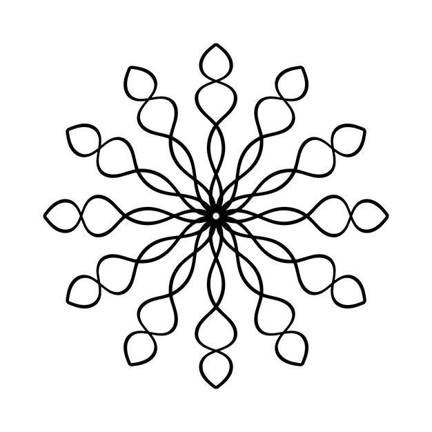 Mandala style vector e patter