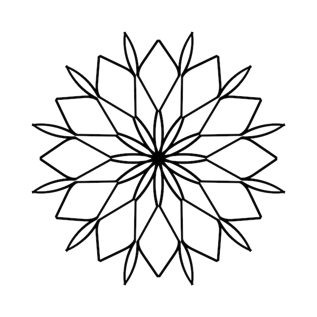 Mandala style vector e patter