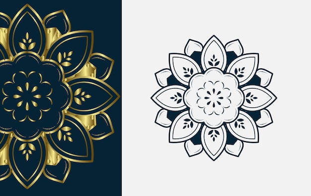 Mandala Style Vector Shapes Design Collection