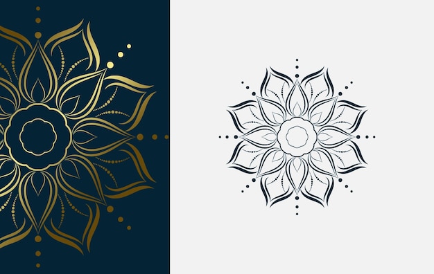 Mandala Style Vector Shapes Design Collection