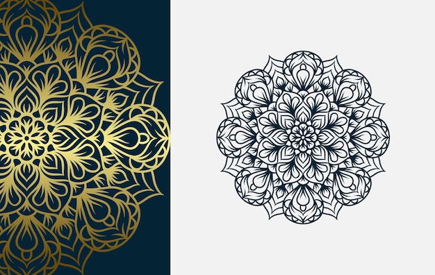 Mandala Style Vector Vormen Design Collectie