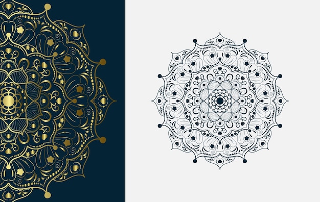 Mandala Style Vector Vormen Design Collectie