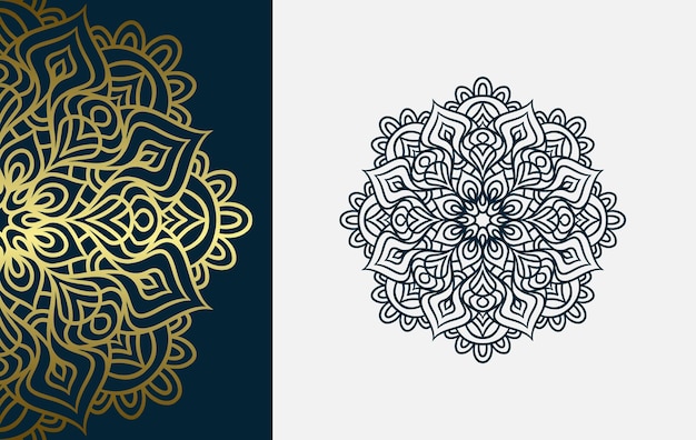 Mandala Style Vector Vormen Design Collectie