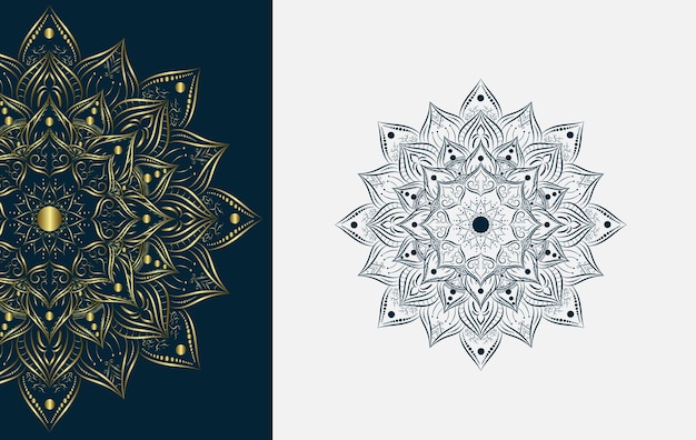 Mandala Style Vector Vormen Design Collectie