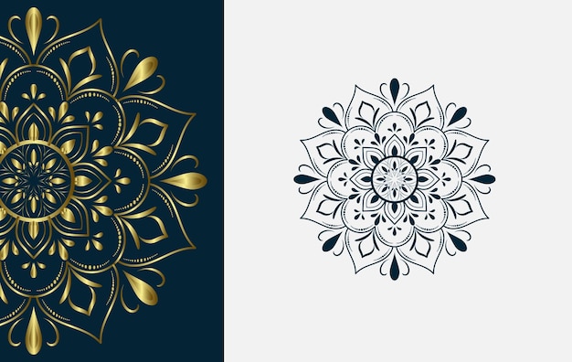 Mandala Style Vector Vormen Design Collectie