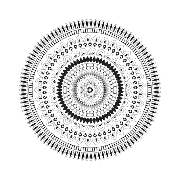 Vector mandala template 17 copies 8