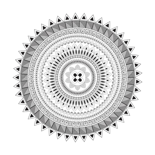 Mandala Template 17 Copies 8