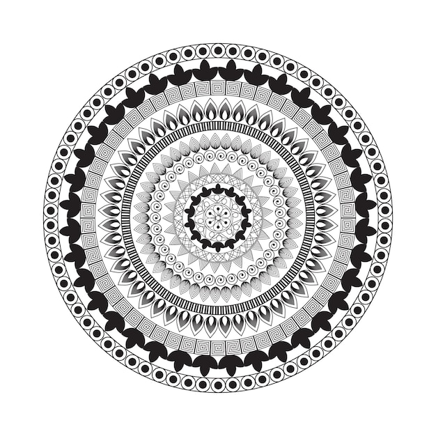 Mandala Template 17 Copies 8