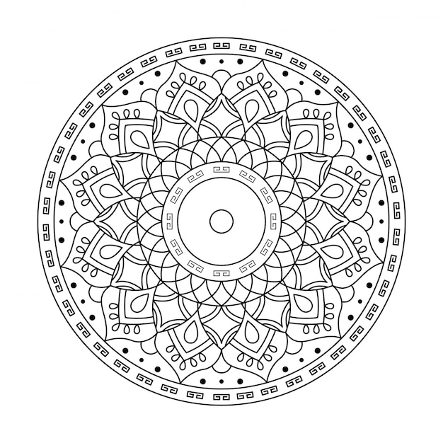 Mandala vector art pattern