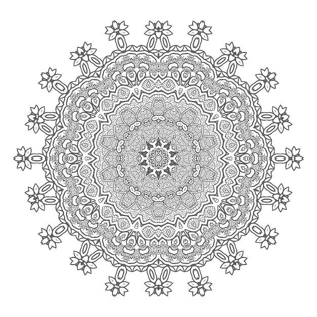 Mandala vettoriale per un bel design