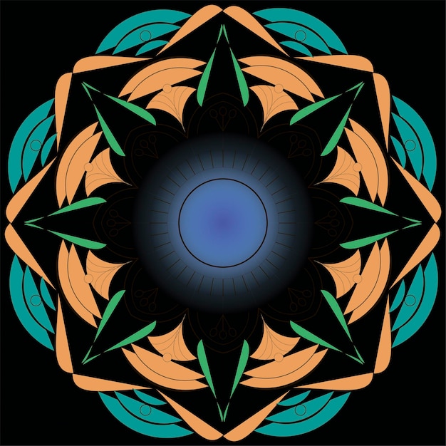 Mandala vector design element